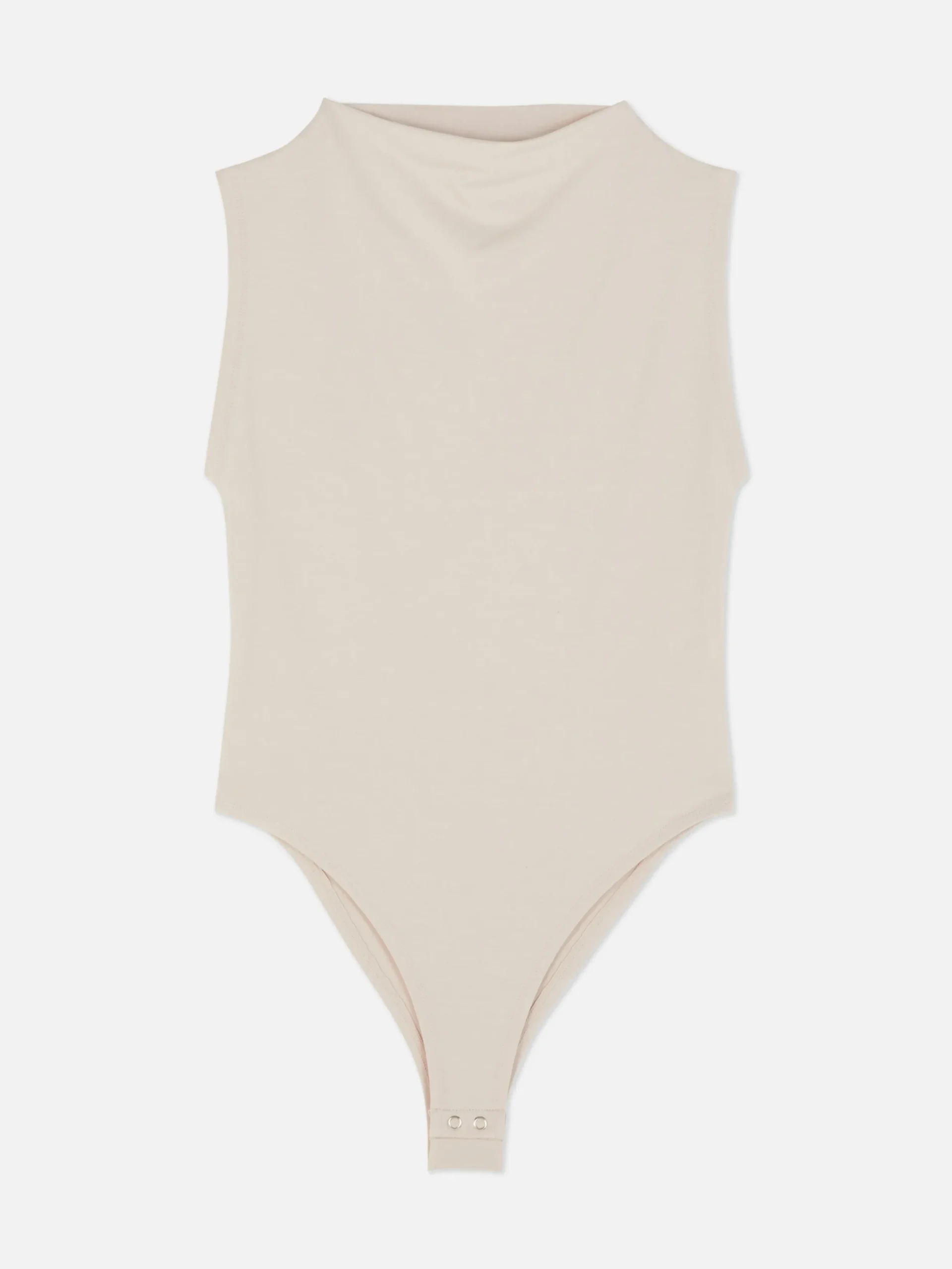 Hauts Et T-Shirts|Primark Body Sans Manches à Col Montant Grège