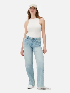 Hauts Et T-Shirts|Primark Body Sans Manches à Col Nageur Blanc