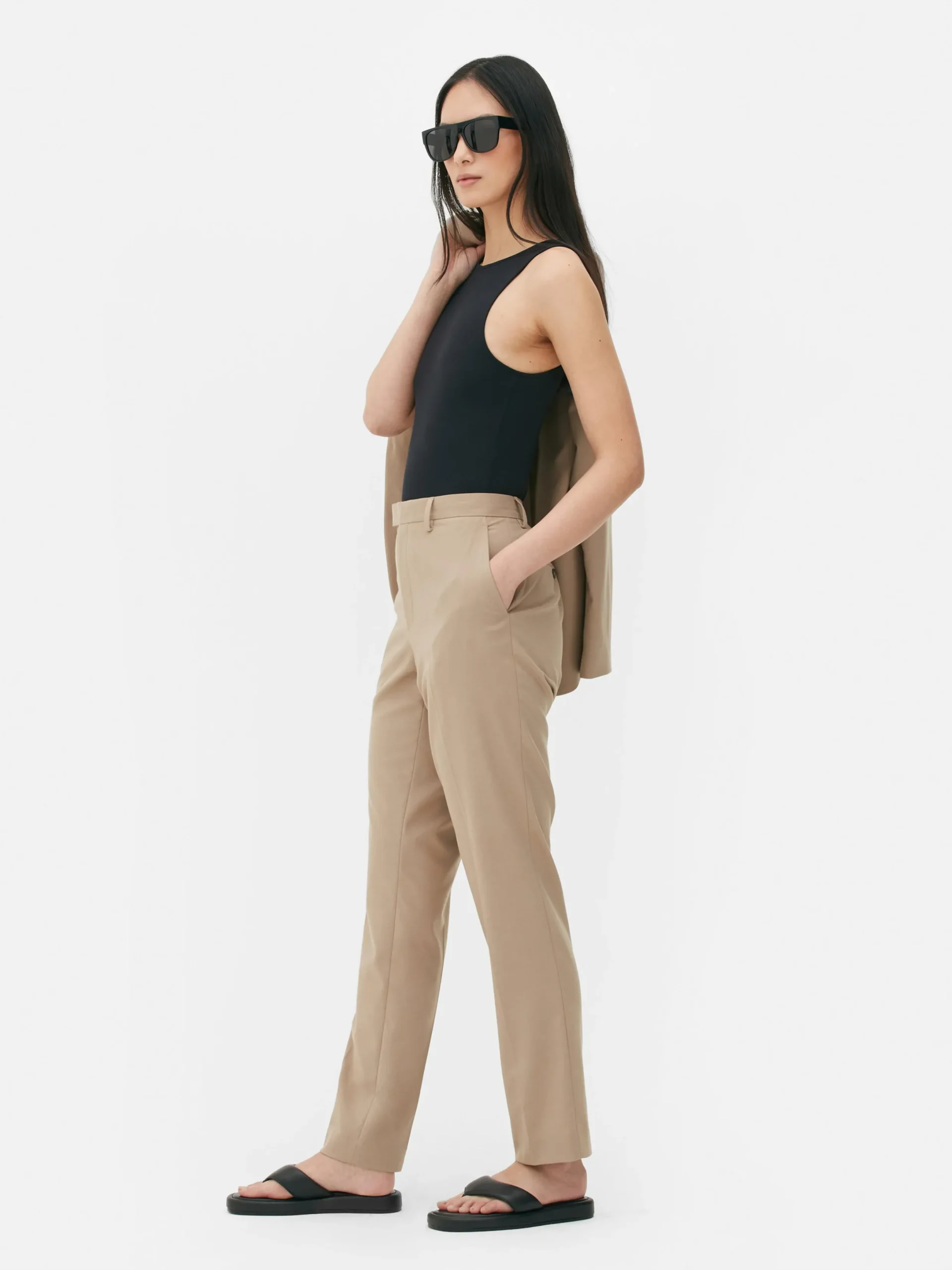 Hauts Et T-Shirts|Primark Body Sans Manches à Col Nageur Noir