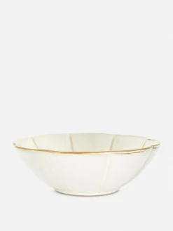 Assiettes, Bols Et Plats|Art De La Table|Primark Bol à Pâtes En Forme De Pétales Crème