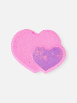 Bombes De Bain|Primark Bombe De Bain Effervescente En Forme De Cœur Rose
