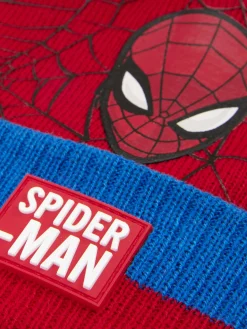 Chapeaux, Gants Et Écharpes|Primark Bonnet à Pompon Marvel Spider-Man Rouge