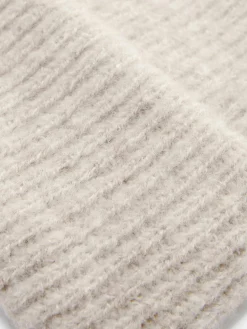 Chapeaux, Gants Et Écharpes|Primark Bonnet En Grosse Maille à Revers Écru