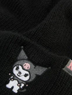 Chapeaux, Gants Et Écharpes|Primark Bonnet En Tricot Hello Kitty Kuromi Noir