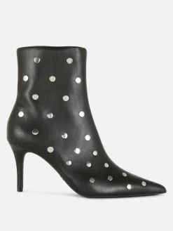 Bottes|Primark Bottes à Bout Pointu Et Talon Aiguille Noir