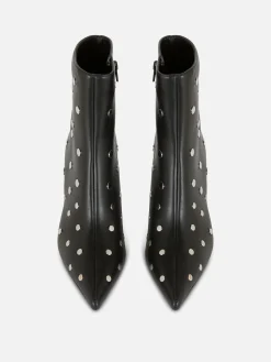 Bottes|Primark Bottes à Bout Pointu Et Talon Aiguille Noir