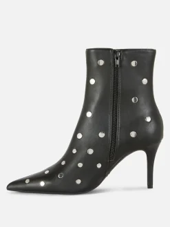 Bottes|Primark Bottes à Bout Pointu Et Talon Aiguille Noir