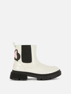 Bottes Et Bottes En Caoutchouc|Primark Bottes à Semelle Crantée Disney Minnie Mouse Beige