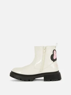 Bottes Et Bottes En Caoutchouc|Primark Bottes à Semelle Crantée Disney Minnie Mouse Beige