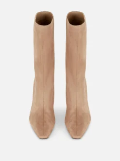 Bottes|Primark Bottes à Talons Aiguilles En Suédine Taupe