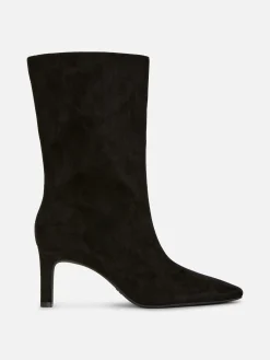 Bottes|Primark Bottes à Talons Aiguilles En Suédine Noir