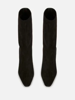 Bottes|Primark Bottes à Talons Aiguilles En Suédine Noir