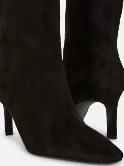 Bottes|Primark Bottes à Talons Aiguilles En Suédine Noir