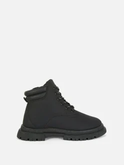 Bottes Et Bottes En Caoutchouc|Primark Bottes De Randonnée Zippées Noir