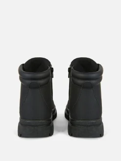Bottes Et Bottes En Caoutchouc|Primark Bottes De Randonnée Zippées Noir
