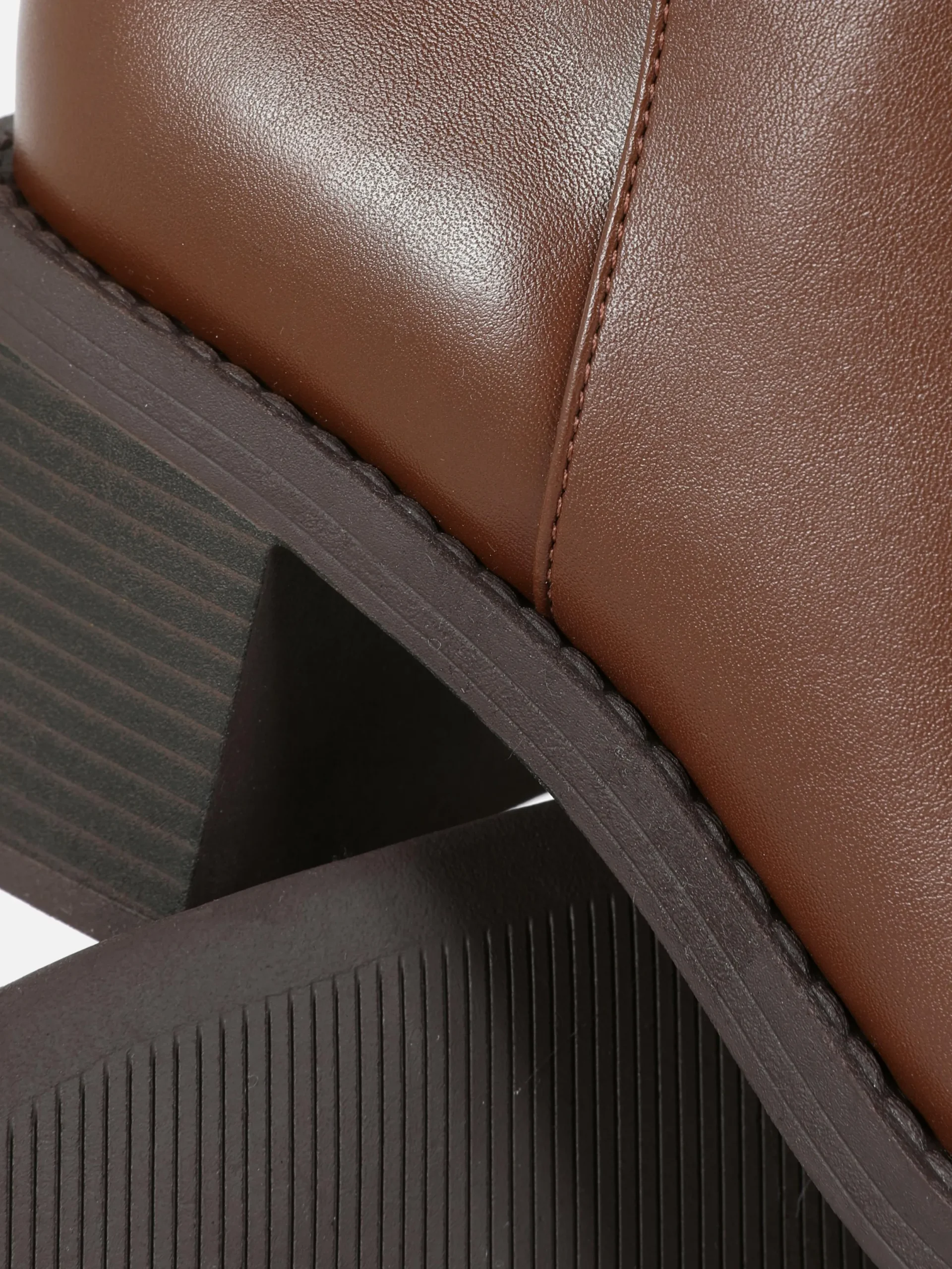 Bottes|Primark Bottes Hauteur Genou à Talon Marron