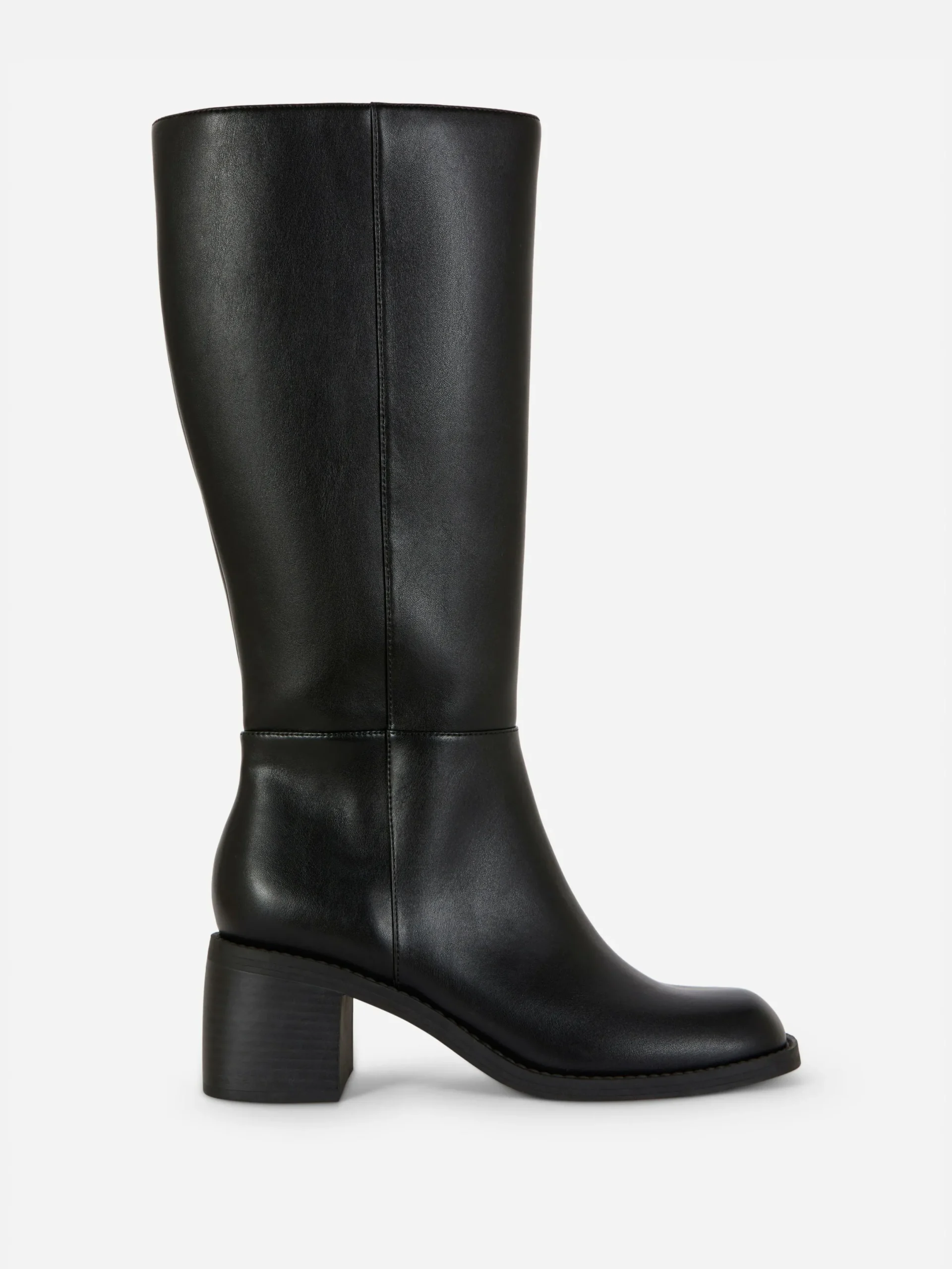 Bottes|Primark Bottes Hauteur Genou à Talon Noir