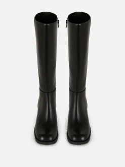 Bottes|Primark Bottes Hauteur Genou à Talon Noir