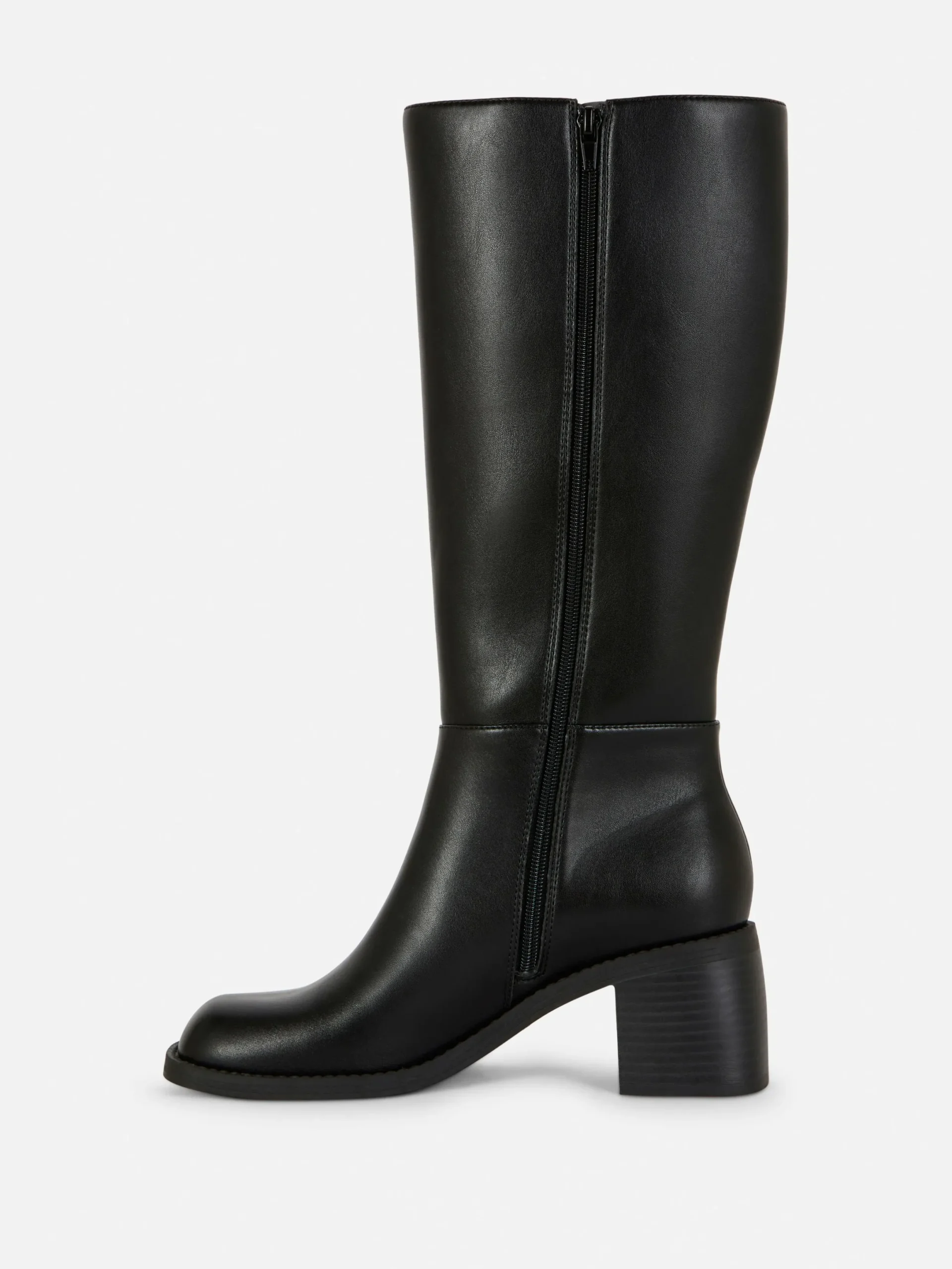 Bottes|Primark Bottes Hauteur Genou à Talon Noir