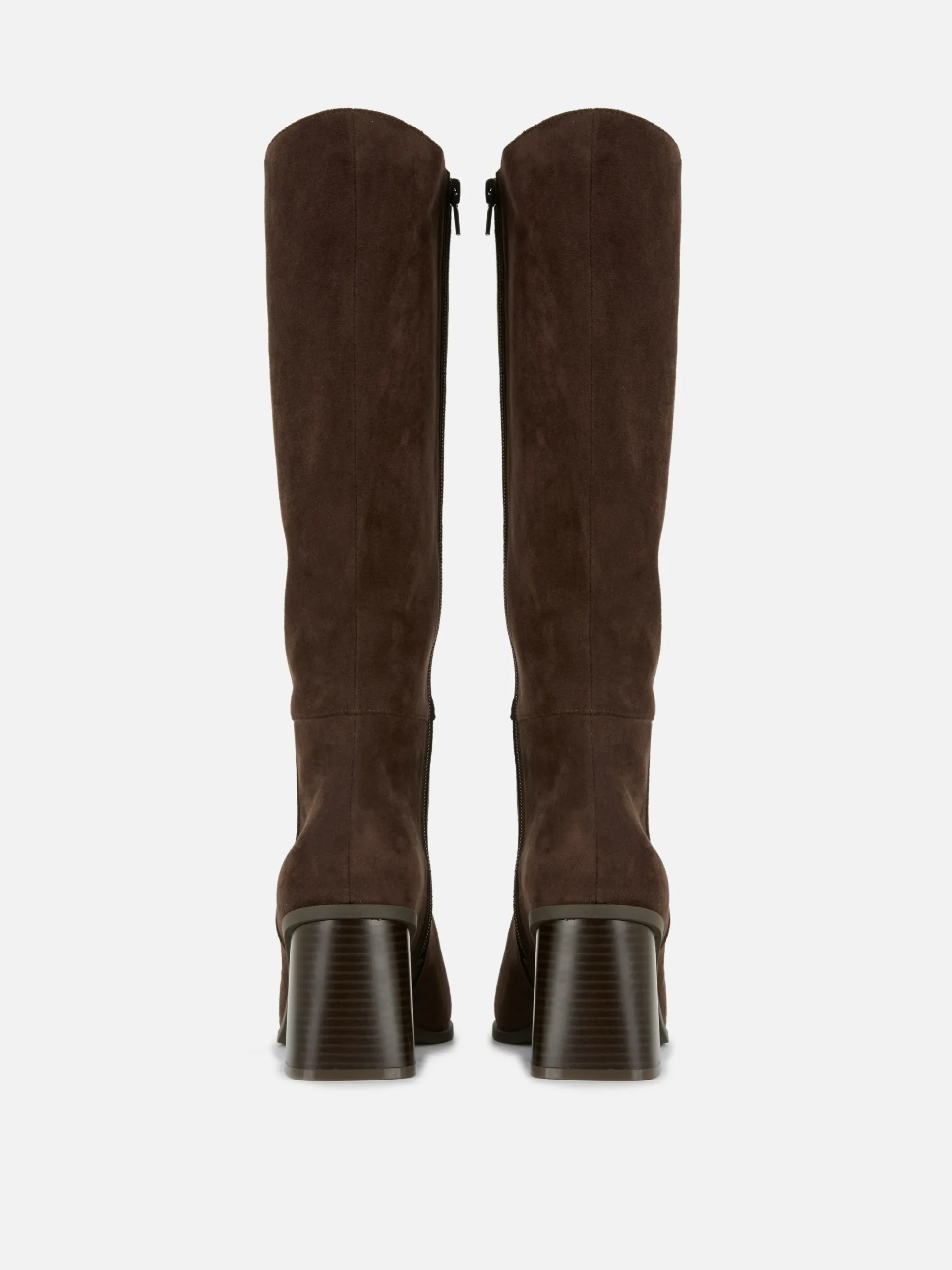 Bottes|Primark Bottes Hauteur Genou à Talon Chocolat