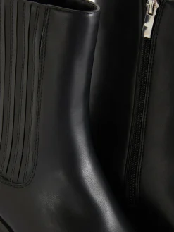 Bottes|Primark Bottes Santiags En Simili Cuir Noir