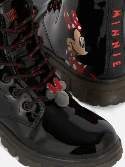 Bottes Et Bottes En Caoutchouc|Primark Bottes Vernies Semelle épaisse Disney Minnie Mouse Noir