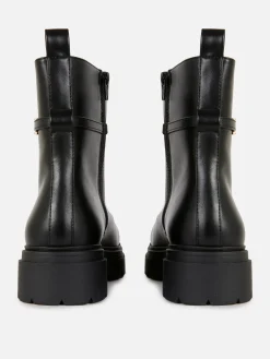 Bottes|Primark Bottines à Boucle Noir