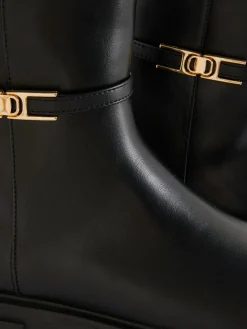 Bottes|Primark Bottines à Boucle Noir