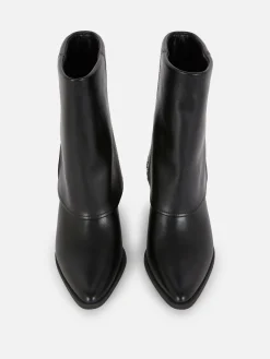 Bottes|Primark Bottines à Rabat Cloutées Rita Ora Noir