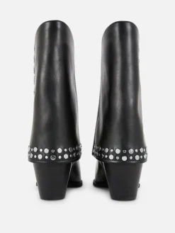 Bottes|Primark Bottines à Rabat Cloutées Rita Ora Noir