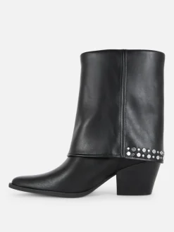 Bottes|Primark Bottines à Rabat Cloutées Rita Ora Noir