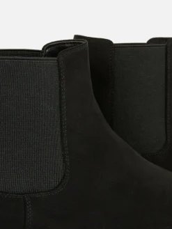 Bottes|Primark Bottines Chelsea En Suédine Noir