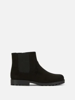Bottes Et Bottes En Caoutchouc|Primark Bottines Chelsea Zippées Noir