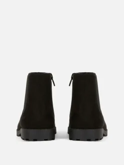 Bottes Et Bottes En Caoutchouc|Primark Bottines Chelsea Zippées Noir