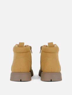 Bottes Et Bottes En Caoutchouc|Primark Bottines De Travail Zippées Fauve