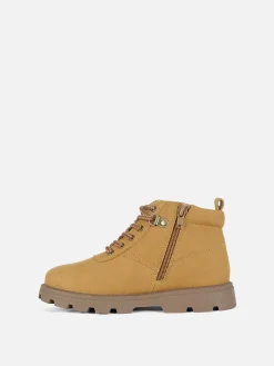 Bottes Et Bottes En Caoutchouc|Primark Bottines De Travail Zippées Fauve