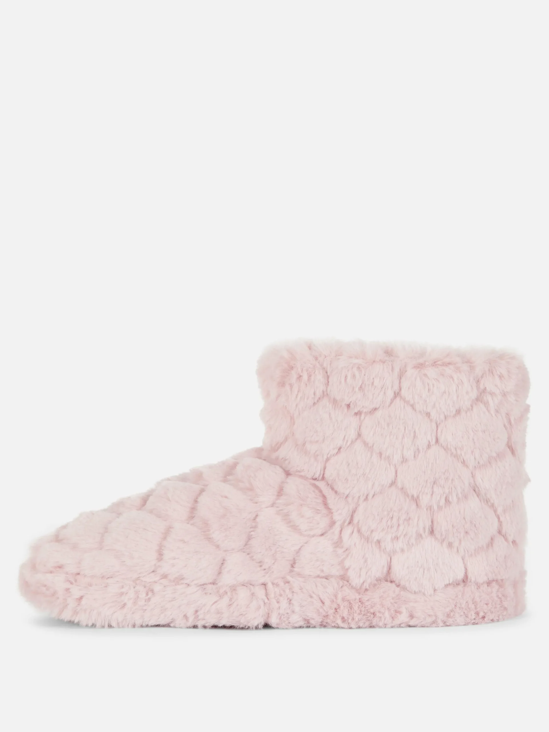 Chaussons|Primark Bottines Duveteuses à Pompons Rose