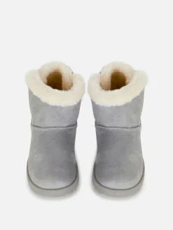 Bottes Et Bottes En Caoutchouc|Primark Bottines Ornées D'un Nœud Gris