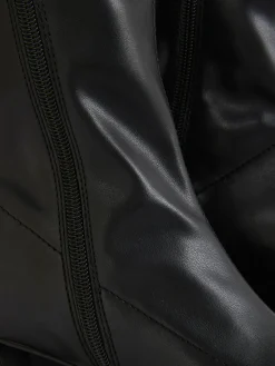 Bottes|Primark Bottines Stretch à Bout Carré Noir