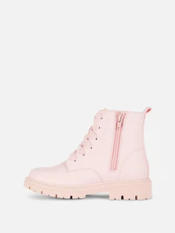 Bottes Et Bottes En Caoutchouc|Primark Bottines Zippées à Semelle épaisse Rose