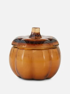 Déco Et Friandises D'Halloween|Tout Halloween|Primark Bougie En Forme De Citrouille à Couvercle Orange