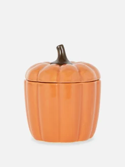 Déco Et Friandises D'Halloween|Tout Halloween|Primark Bougie Parfumée Dans Un Récipient Citrouille Orange