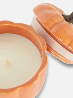 Déco Et Friandises D'Halloween|Tout Halloween|Primark Bougie Parfumée Dans Un Récipient Citrouille Orange