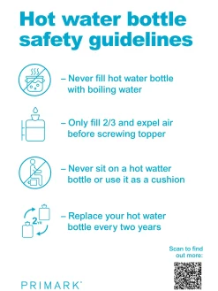 The Nightmare Before Christmas|Tout Halloween|Primark Bouillotte Disney L’Étrange Noël De Monsieur Jack De Tim Burton Noir/Blanc