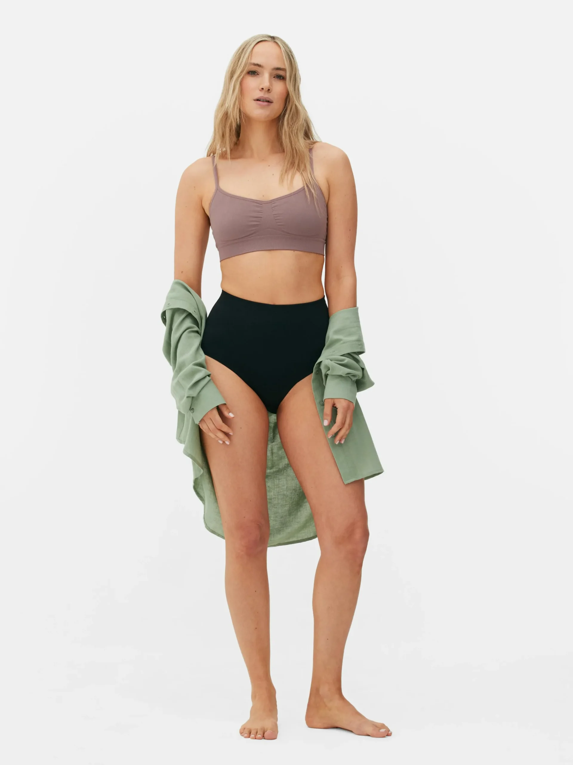 Sous-Vêtements Gainants|Primark Brassière Gainante Sculptante Sans Coutures Moka