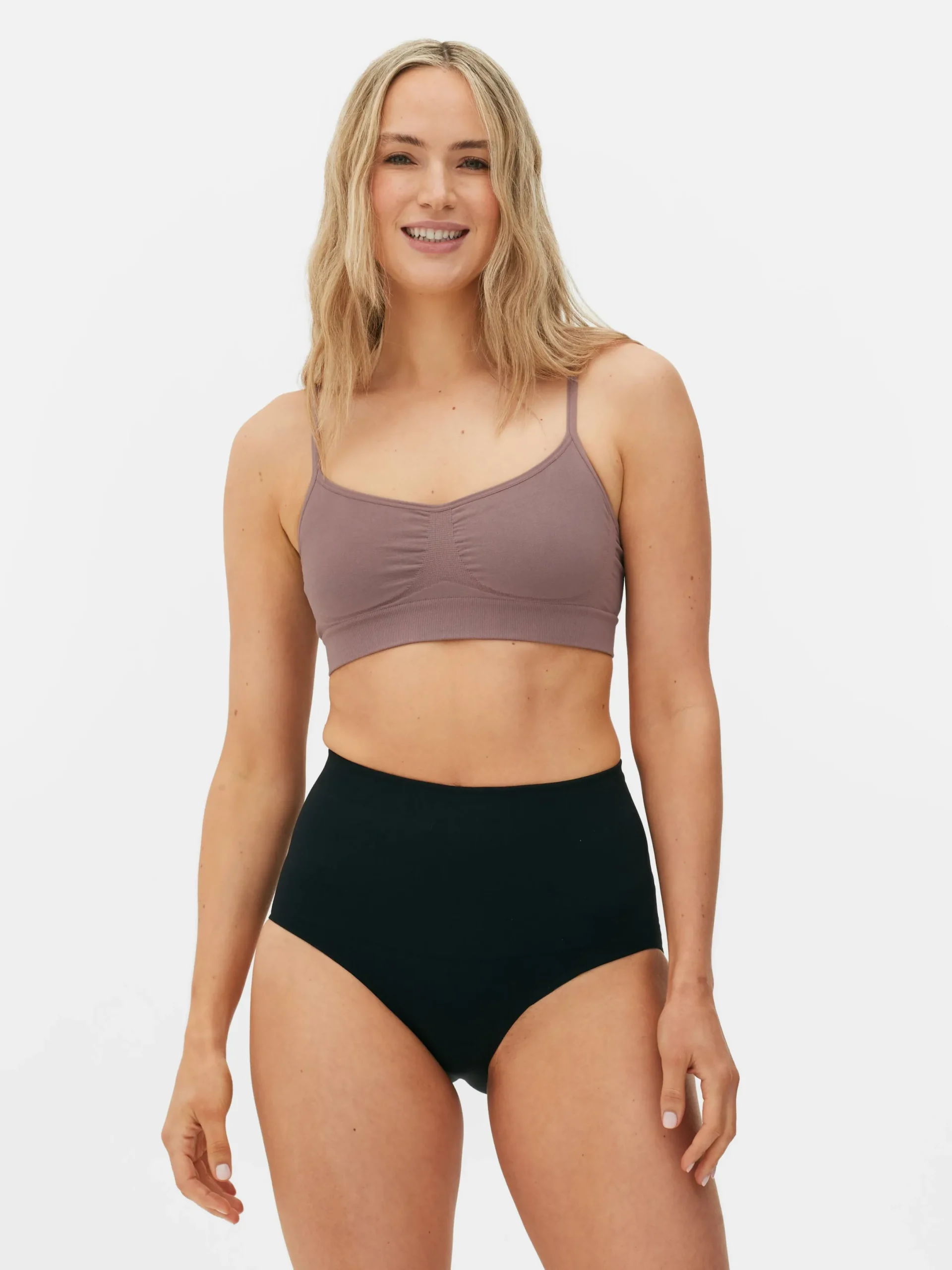 Sous-Vêtements Gainants|Primark Brassière Gainante Sculptante Sans Coutures Moka