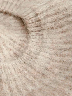 Chapeaux, Gants Et Écharpes|Primark Béret En Maille Côtelée Écru