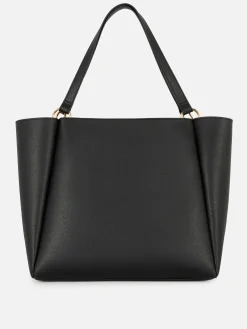Sacs Et Porte-Monnaie|Primark Cabas En Simili Cuir Noir