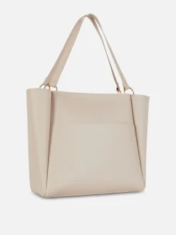 Sacs Et Porte-Monnaie|Primark Cabas En Simili Cuir Sable