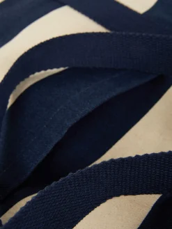 Sacs Et Porte-Monnaie|Primark Cabas En Toile à Rayures Rita Ora Bleu marine